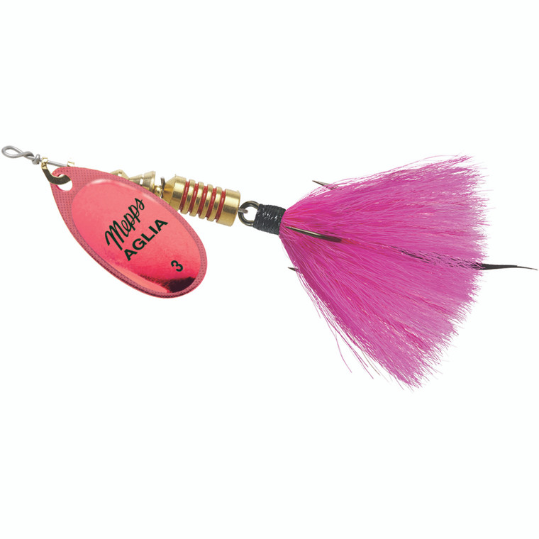 Mepps Aglia Dressed - 1/4oz Pink Platium-Pink