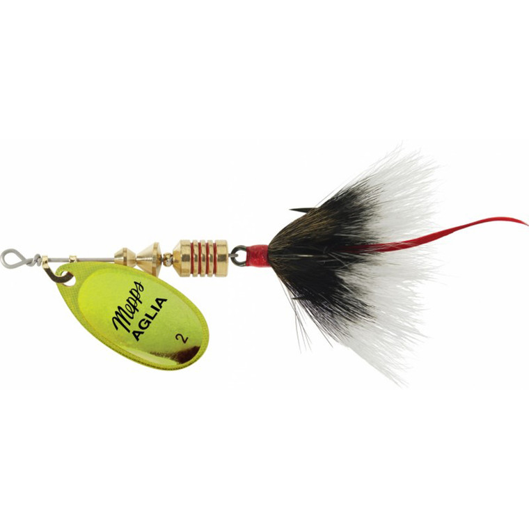 Mepps Aglia Dressed - 1/6oz Chart Platium-Grey