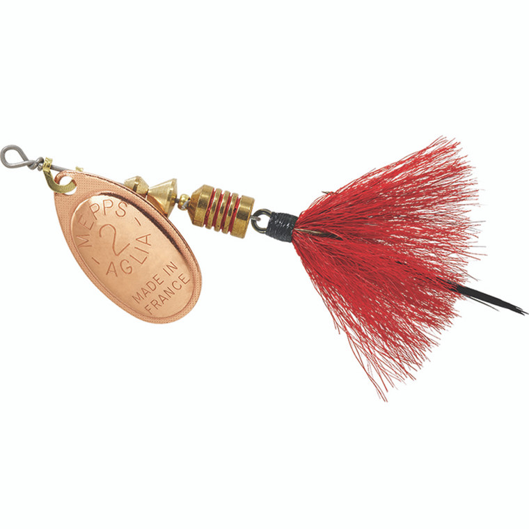 Mepps Aglia Dressed - 1/6oz Copper-Red