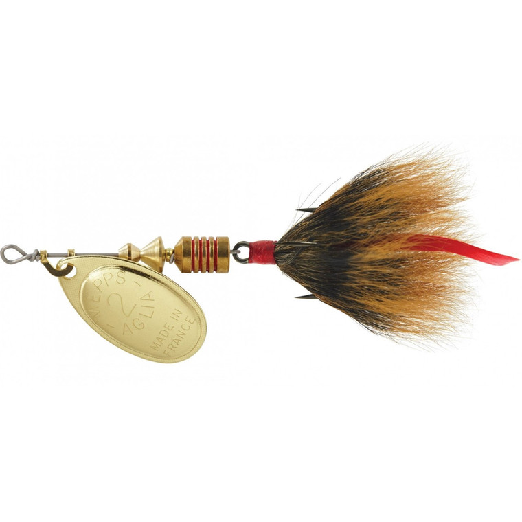 Mepps Aglia Dressed - 1/6oz Gold/Brown