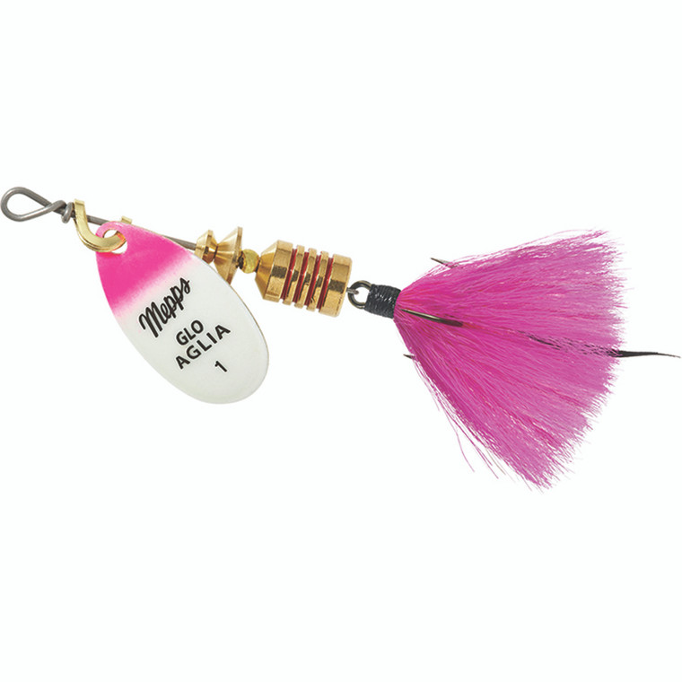 Mepps Aglia Dressed - 1/8oz Glo Pink-Pink