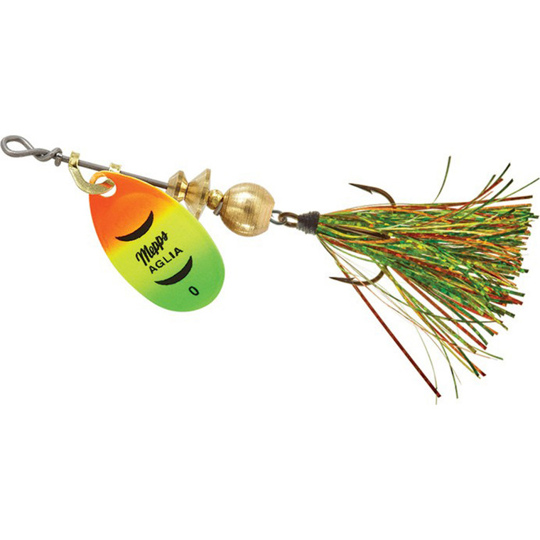 Mepps Aglia Flashabou - 1/12oz Hot FT-FT