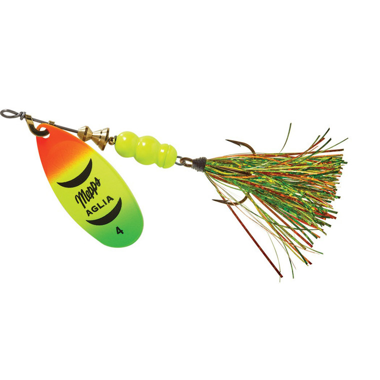 Mepps Aglia Flashabou - 1/3oz Hot FT-FT