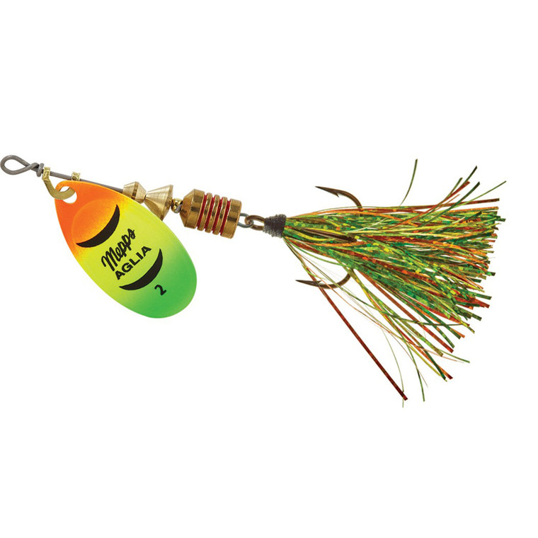 Mepps Aglia Flashabou - 1/6oz Hot FT-FT