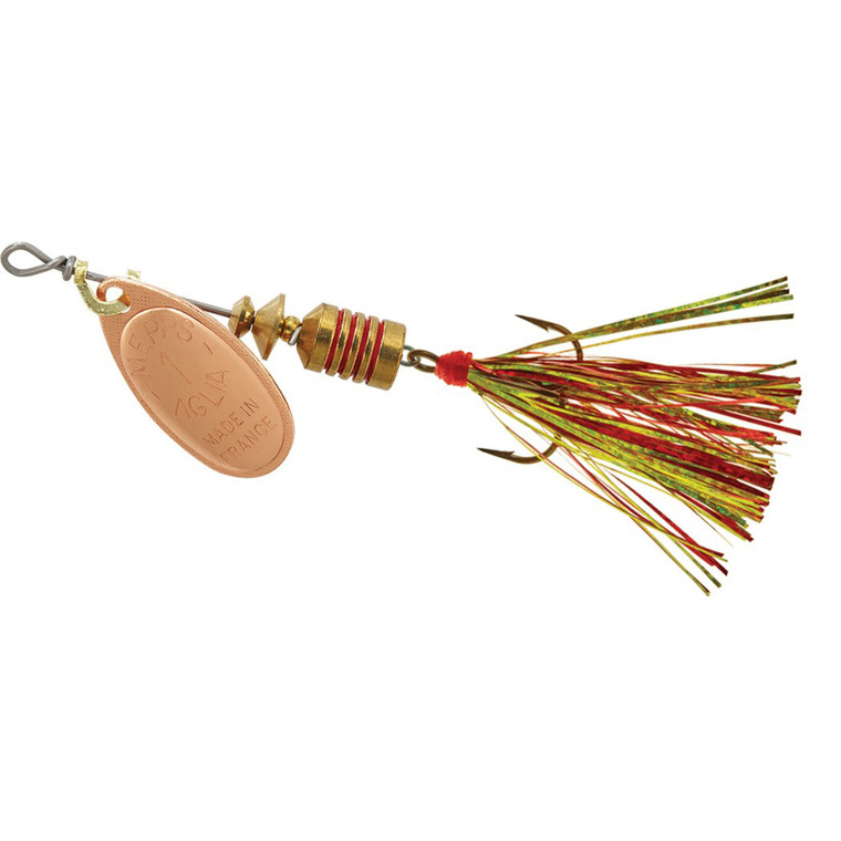 Mepps Aglia Flashabou - 1/8oz Copper-Red/Chart