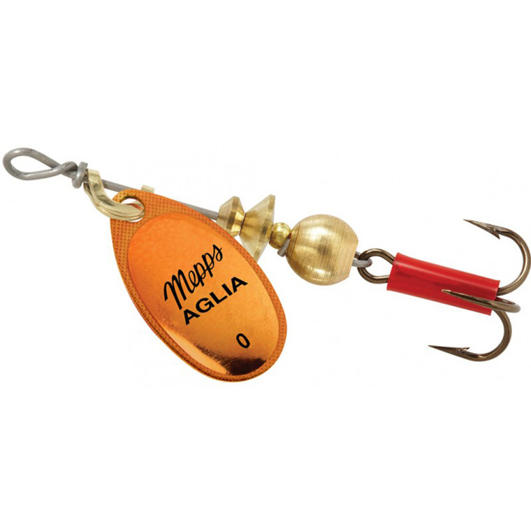 Mepps Aglia Plain - 1/12oz Orange Platium