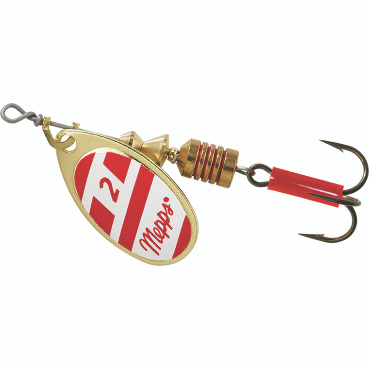 Mepps Aglia Plain - 1/6oz Red/White