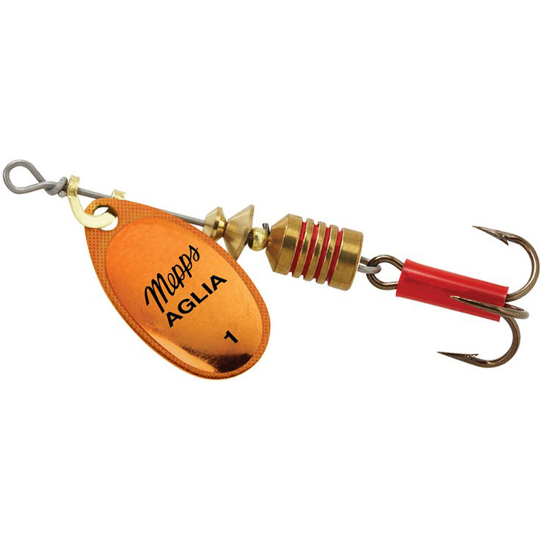 Mepps Aglia Plain - 1/8oz Orange Platium