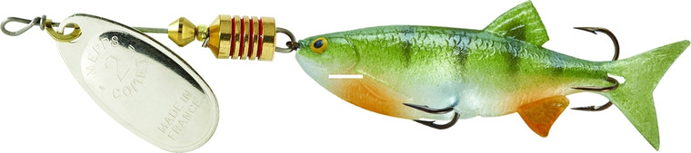 Mepps Comet Mino - 1/4oz Silver-Perch