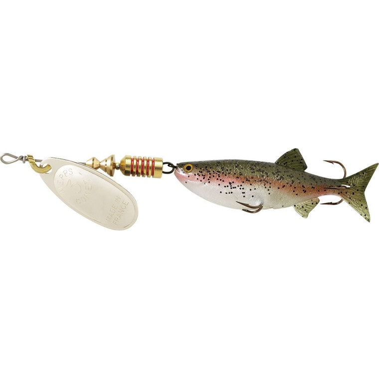 Mepps Comet Mino - 5/16oz Silver-Rainbow Trout