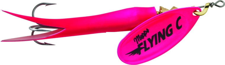Mepps Flying C - 5/8oz Hot Pink-Hot Pink