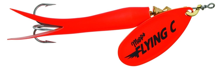 Mepps Flying C - 7/8oz Hot Orange-Hot Orange