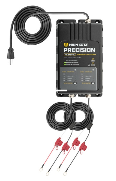 MinnKota OnBoard Precis Chgr - MK 212 PCL - 2bank x 6 amps