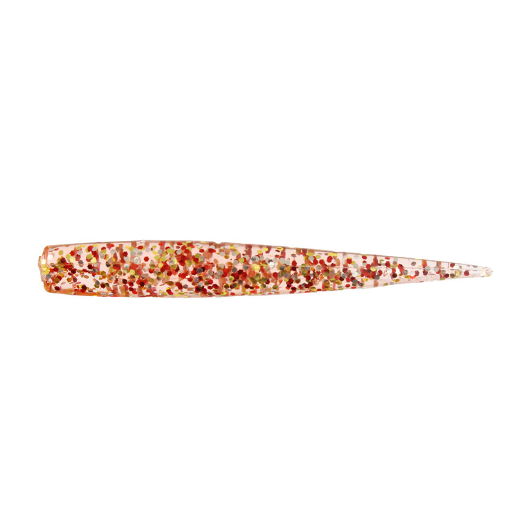 MirrOLure SW Lil John - 3.75'' Gold Red Glitter 8pk