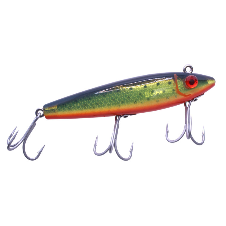 MirrOLure SW Spot TrtSink Tw - 1/2oz 3.625'' BlkBk/Org/Sil