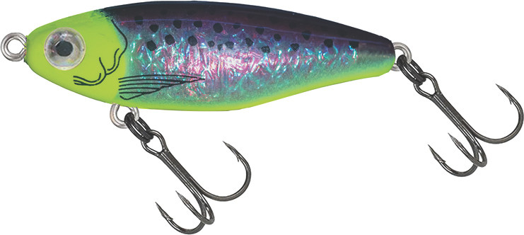 MirrOLure SW Suspend Twitch - 3/8oz 2.625'' Ch/Pp/Ch/CshPp