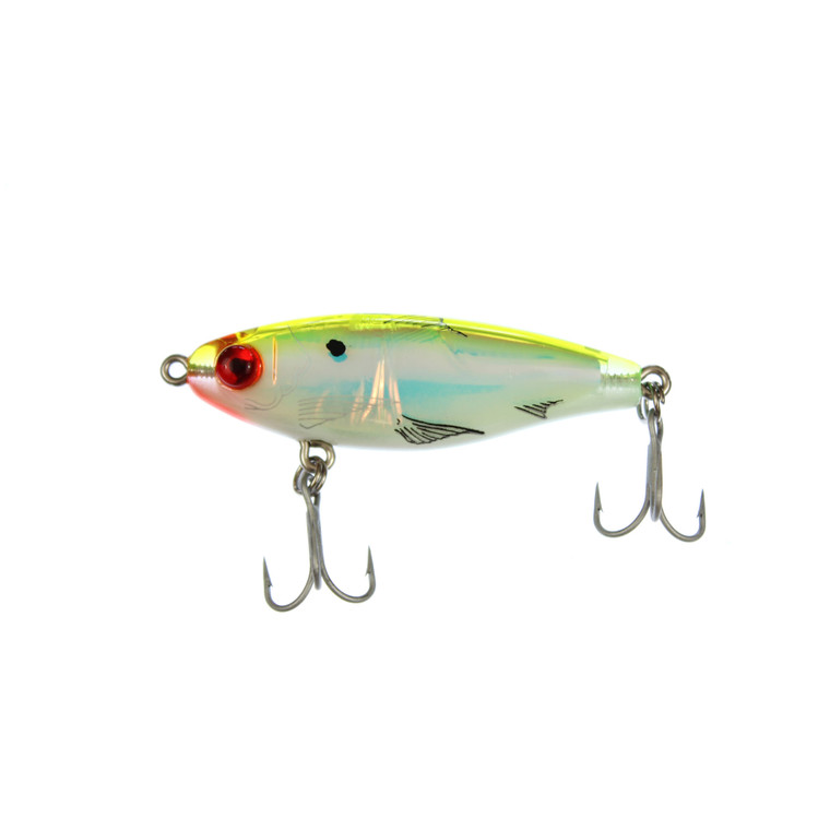 MirrOLure SW Suspend Twitch - 3/8oz 2.63'' ChatBk/Prl/Sil