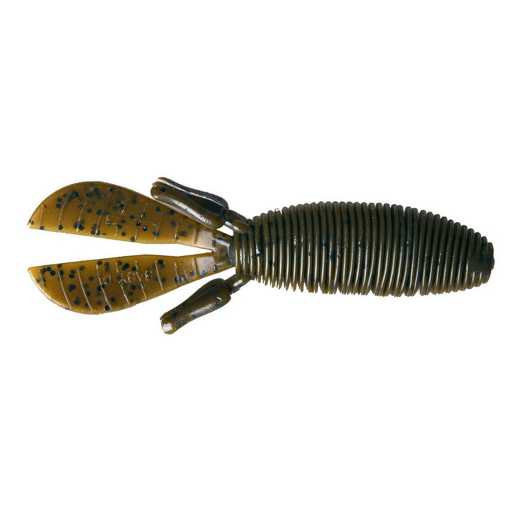 Missile Bait Baby D Bomb - 3.65'' Green Pumpkin 30pk