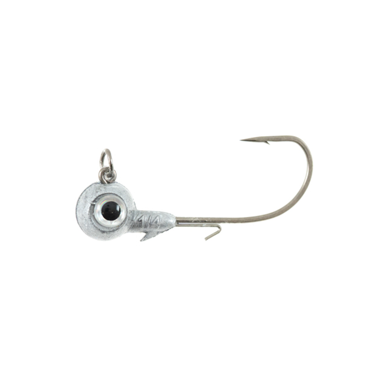 Missile Bait Eye Roll Jighd - 1/4oz 3/0 Unpainted 2pk