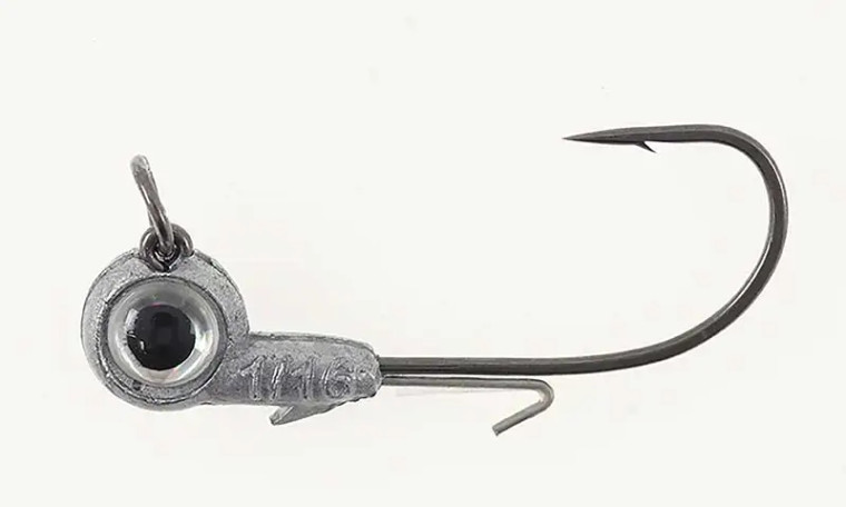 Missile Bait Eye Roll Jighd - 1/4oz 5/0 Unpainted 2pk