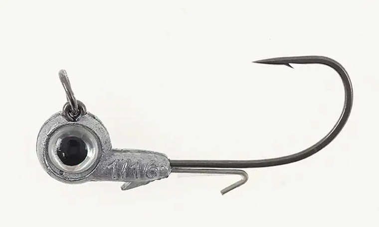 Missile Bait Eye Roll Jighd - 1/8oz 5/0 Unpainted 2pk