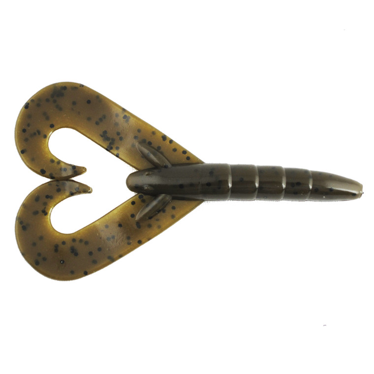 Missile Bait Twin Turbo - Green Pumpkin 8pk