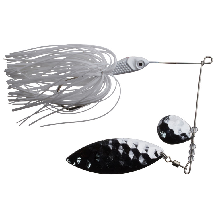 Mission Tandem Spinnerbait - 1/4oz White 1pk