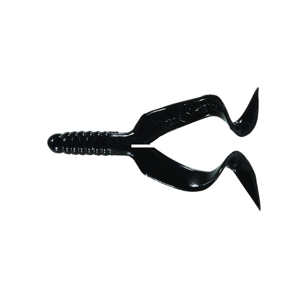 Mr Twister Double Tail - 4'' Black 10pk