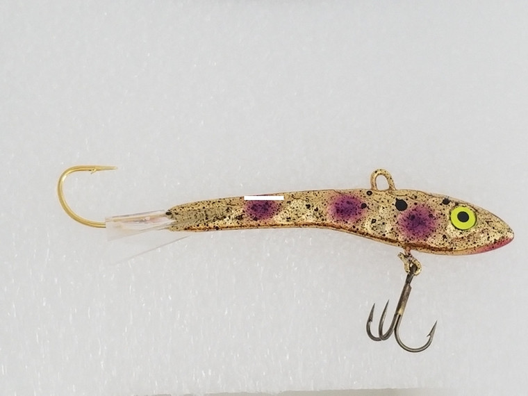 Moonshine Shiver Minnow - #2.5 Gold Grape