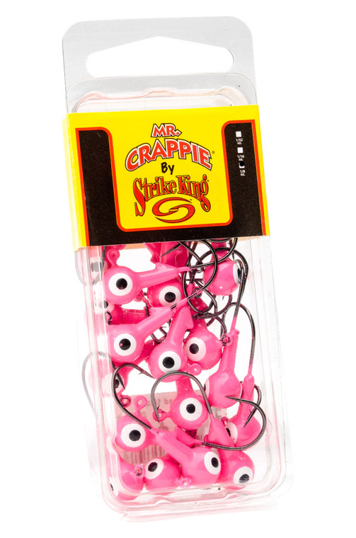 Mr Crappie Jig Heads 1/8 - Pink 25pk