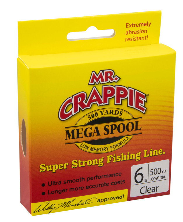 Mr Crappie Mono - 6lb 500 yd Clear