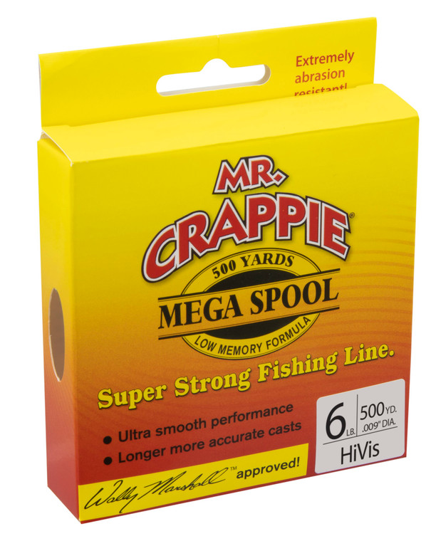 Mr Crappie Mono - 6lb 500 yd HiVis