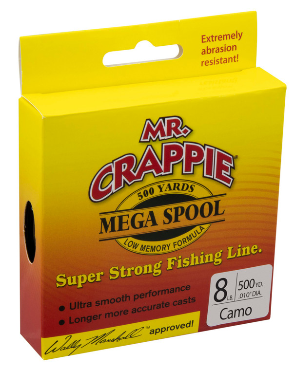 Mr Crappie Mono - 8lb 500 yd Camo