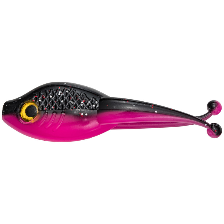 Mr Crappie Scizzor Shad Body - Pink Tuxedo 10pk