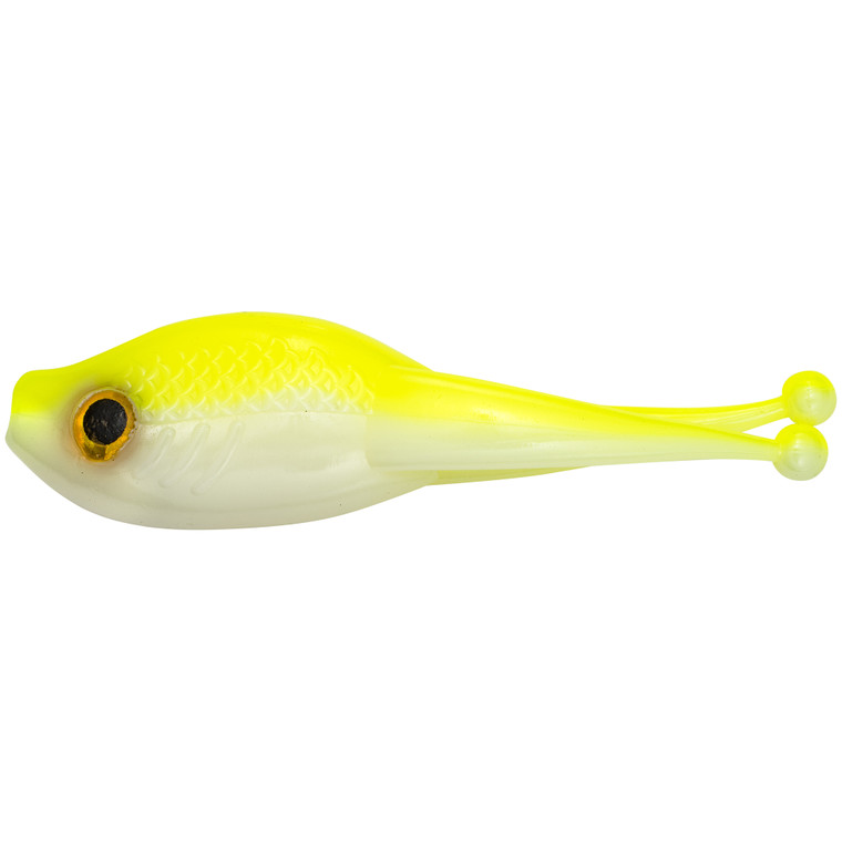 Mr Crappie Scizzor Shad Body - Refrigerator White 10pk