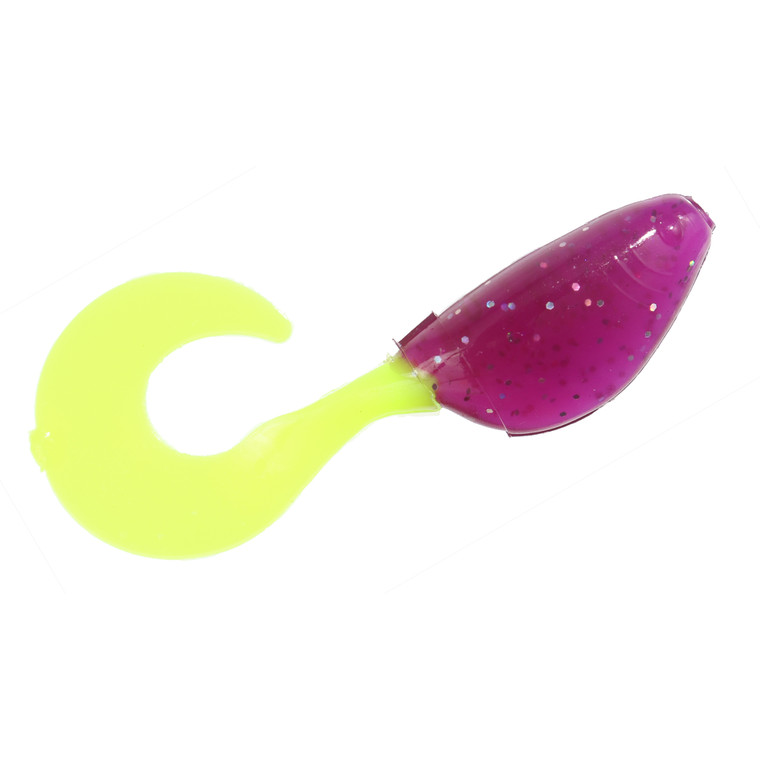 Mr Crappie Shadpole Curlytai - Purple Sage 15pk