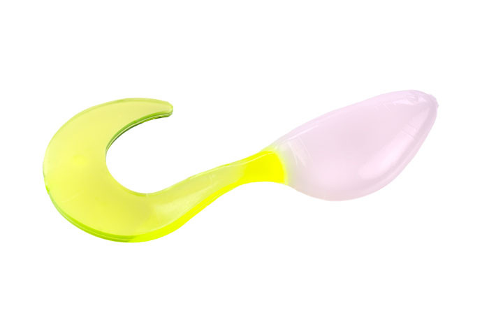 Mr Crappie Shadpole Curlytai - Refrigerator White 15pk