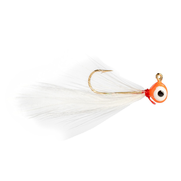 Mr Crappie Shoo Shiner Jig - 1/64oz Orange Shiner 2pk