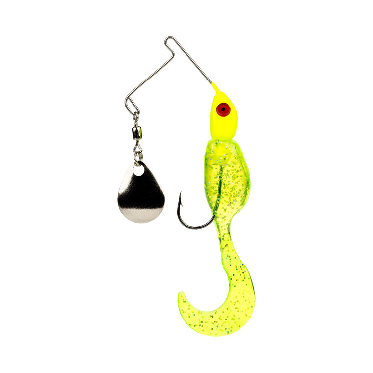 Mr Crappie Spin Baby - Chartreuse Shiner