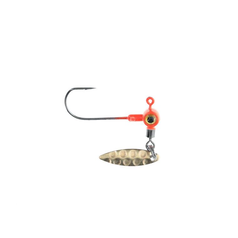 Mr Crappie Ssg Head Spins - 1/16oz Orange