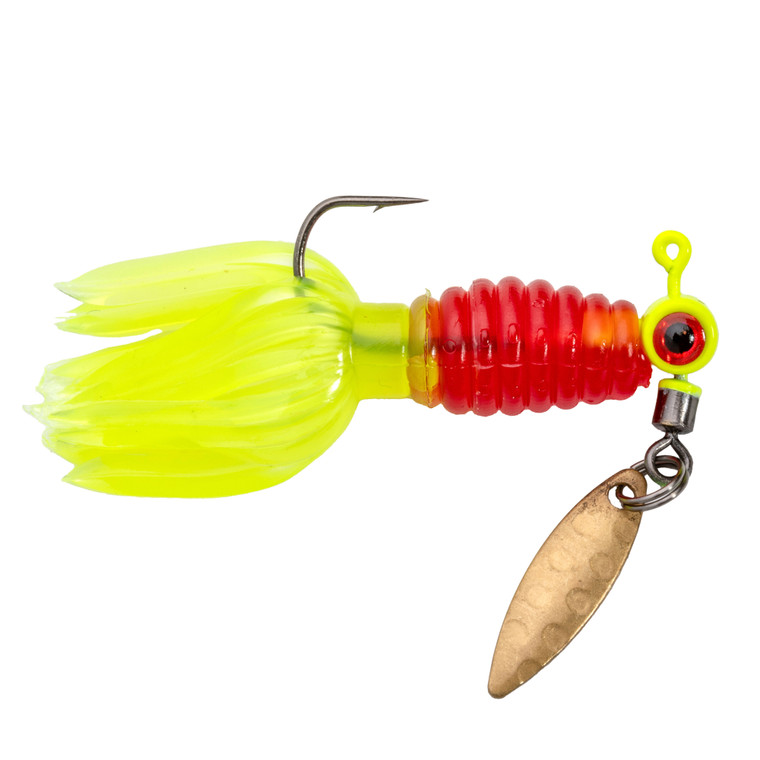 Mr Crappie Ssg Head Spn CrpT - 1/16oz Red Rooster
