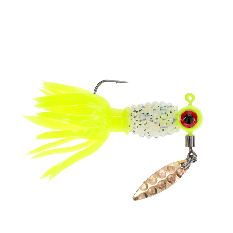 Mr Crappie Ssg Head Spn CrpT - 1/8oz Monkey Shine