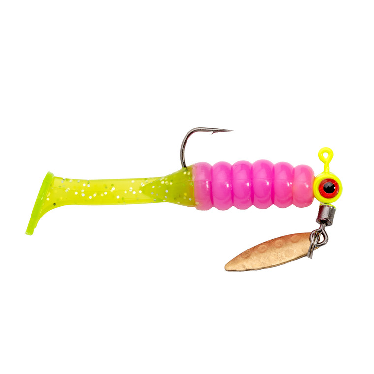Mr Crappie Ssg Head Spn Slbc - 1/16oz Electric Chicken