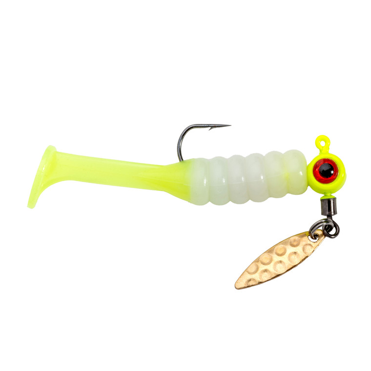 Mr Crappie Ssg Head Spn Slbc - 1/16oz Refridgator White