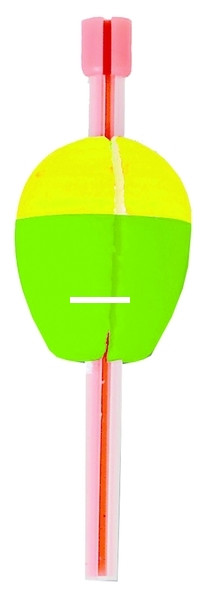 Mr Crappie TwistOn/Off - Unwgt - Pear 1.25'' Yellow/Green 2pk