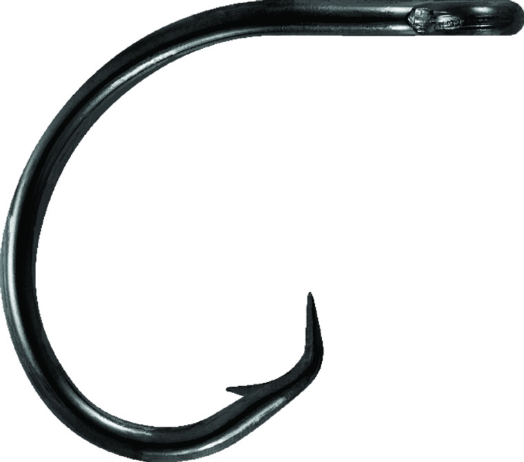 Mustad DmnCircleHk - InLine - WG - 7/0 Black Nickel 6pk