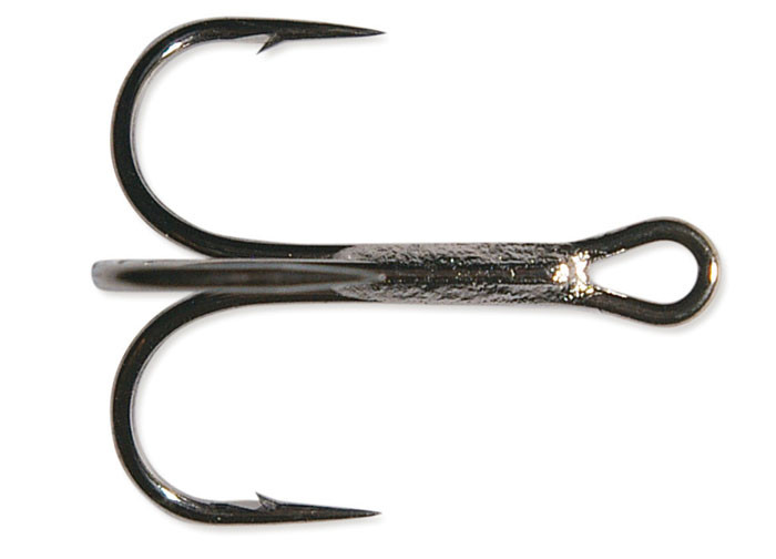 Mustad KVD Elite Round Trebl - Size 6 Black Nickel 6pk