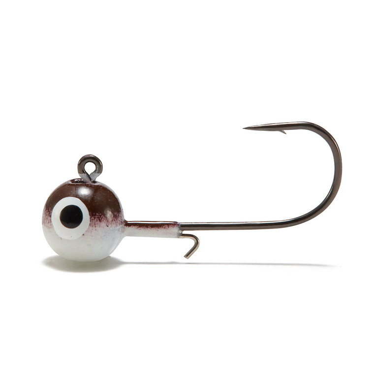 Nako Tng Crappie Jighead - 1/32oz #6 Cht White 5pk