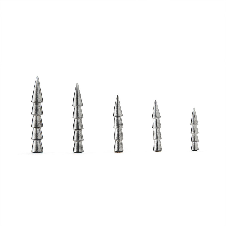 Nako Tungsten Nail Weight - 3/32oz Silver 10pk