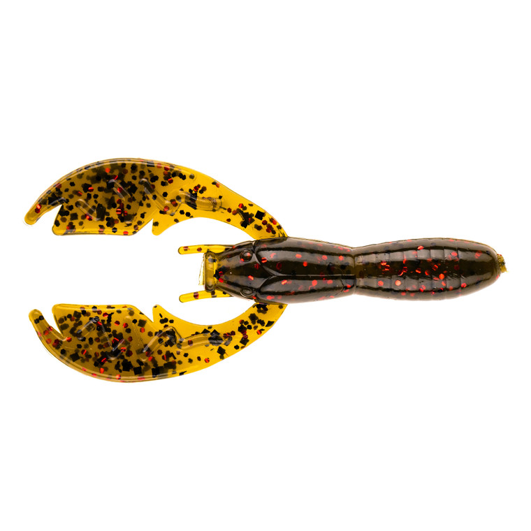 BaitFuel Baby Paca Craw - 3.75'' Green Pumpkin Red 9pk